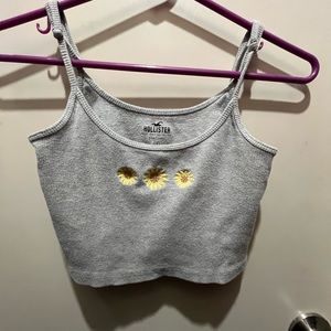 Hollister grey sunflower cami